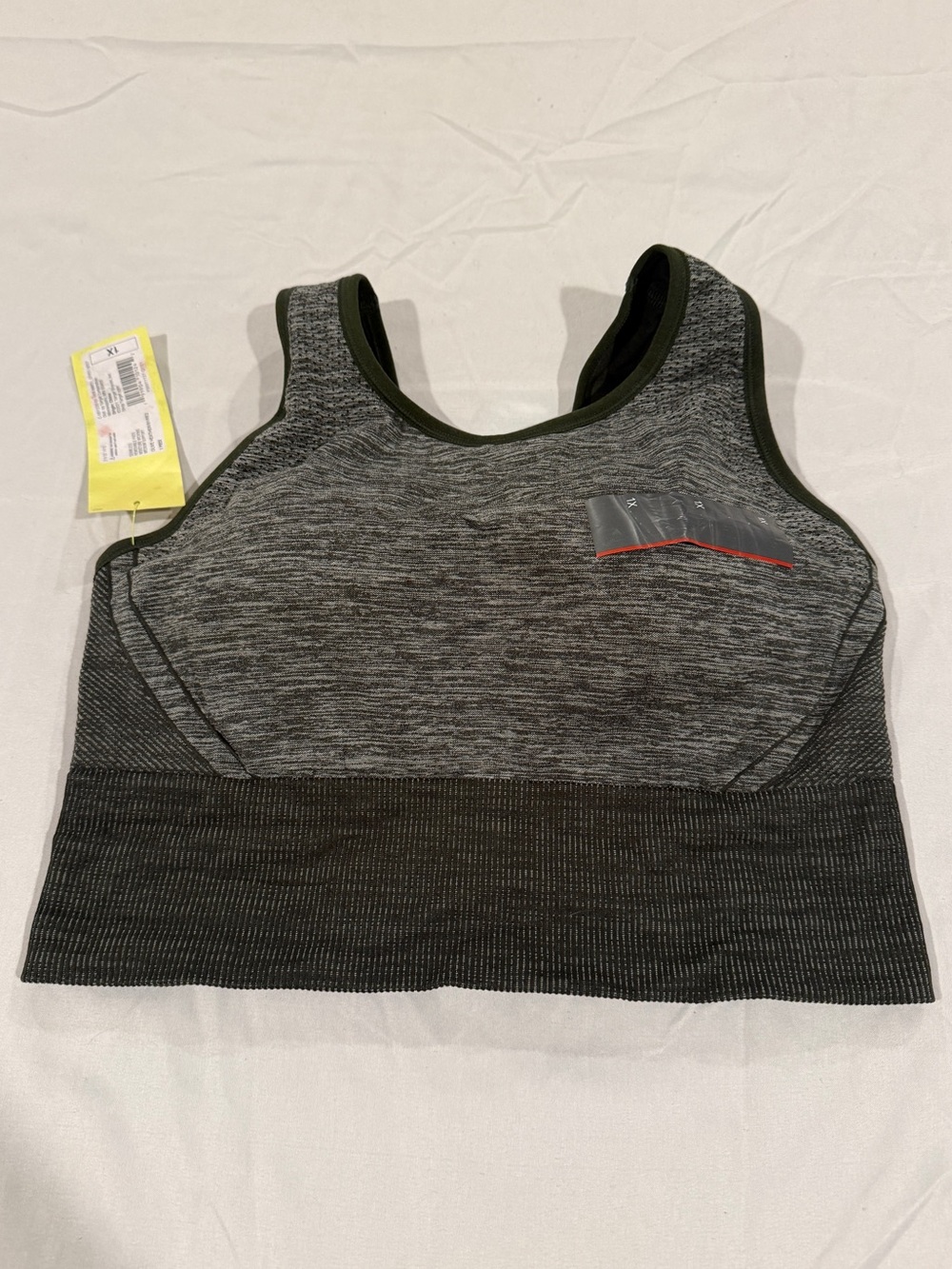 Heather Gray Seamless Longline Sports Bra
